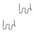 thumbnail image 2 of Decodeary 500 Pcs Fer à Souder de Qualité Professionnelle pour des Réparations Précises en Plastique Retard Machines de Soudage en Acier Inoxydable 0,8 en Forme de S *500 Pcs 2Ensemble, 2 of 6