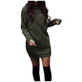 thumbnail image 1 of Robe Décontractée pour Femmes d'Automne et d'Hiver à Col Rond, à Manches Longues, avec Épais Velours et Jupe Décontractée pour Femmes, 1 of 4