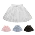 thumbnail image 4 of LUOGENLI Robe Petite Enfant Filles Jupe en Tulle Tutu Jupe de Danse Filles Jupe en Filet Demi-Jupe Jupe Courte Fils Jupe Princesse Robe Maxi pour Filles Été Beige 4-5 Ans, 4 of 8