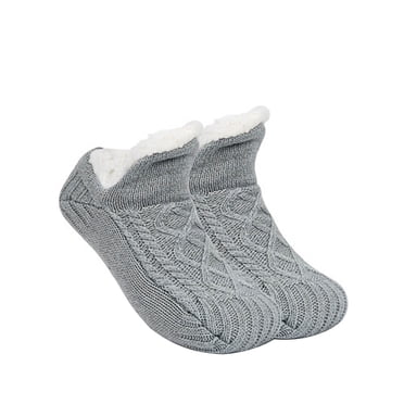 Pcksrro Home Decorations Items and Hanging Ornaments Deal!Women's Winter Super Soft Warm Cozy Fuzzy Fleece-Lined With Grippers Slipper Socks