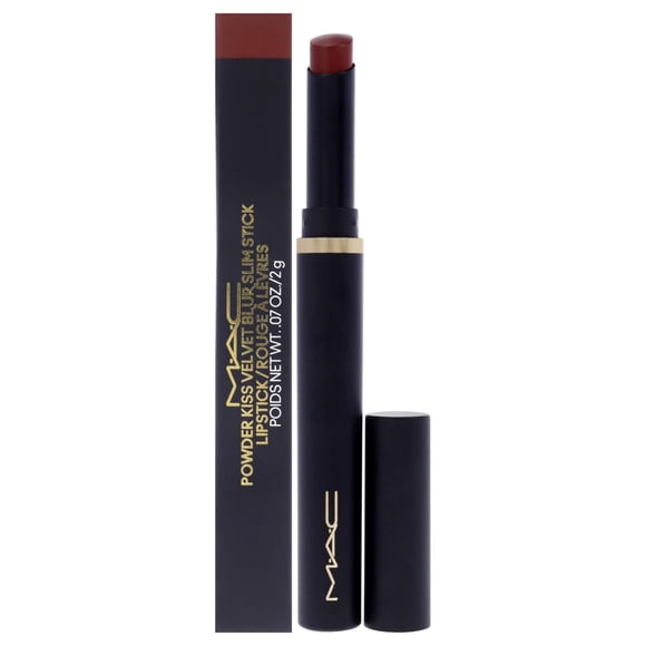 MAC Powder Kiss Velvet Blur Slim Stick Pumpkin for Women 07 oz Lipstick