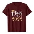 thumbnail image 1 of Pompotops T-Shirt Décontracté à Manches Courtes pour Femmes avec Imprimé Lettre, 1 of 6