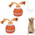 thumbnail image 1 of Yobensun Dog Toy-utomatic Dog Walker Interactive Waggle Ball Toy, with Speedy Rolling Action and Wagging Rope, Bite & Wear-Resistant, USB Rechargeable (2PcsRed), 1 of 8