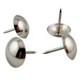 thumbnail image 2 of Decotacks Large Silver Finish Upholstery Nails/Tacks 1 Inch - 20 Pcs [Nickel/Silver Finish] DX0525, 2 of 3