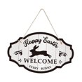 thumbnail image 3 of Abbracc Easter Decoration Door Sign Easter Bunny Rabbit Sign for Holiday Garden Yard E, 3 of 9