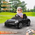 thumbnail image 2 of VOLTZ TOYS Officially Licensed RUF Porsche 911 24V Kids Ride-On Car, Motorized Luxury Sport Toy Vehicle with Parent Remote Control, Open Doors, LED Lights & Music, Black, 2 of 6