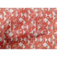 thumbnail image 4 of oneOone Cotton Poplin Dark Peach Fabric Texture & Triangle Geometric Craft Projects Decor Fabric Printed By The Yard 42 Inch Wide, 4 of 4