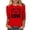 AA-Red, variant on QATAINLAV Womens 3/4 Length Sleeve Shirts Fashion Heart Print Crewneck Pullover Tops Casual Going Out Shirt Game Day Outfits 90 Percent off Clearance Sale Green XXL