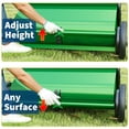 thumbnail image 4 of Edtara Heavy Duty Push Lawn Sweeper, Efficient Yard Cleanup Tool With Adjustable Height, Large Capacity Bag, 4-Spinning Brush System, Sturdy Steel Frame for Garden, Lawn and Grass, 4 of 6