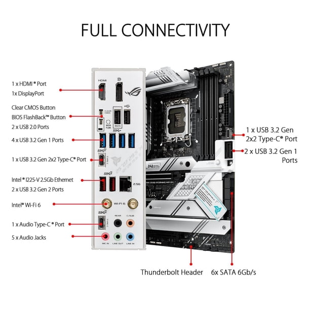 ASUS ROG Strix Z690-A Gaming WiFi D4 LGA 1700 Intel 12th Gen ATX