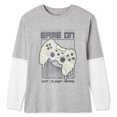 thumbnail image 1 of T-shirt à manches longues trompe-l’œil George pour garçons, 1 of 2