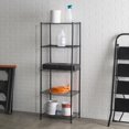thumbnail image 1 of 5 Tier Steel Wire Shelf, Black, 1 of 3