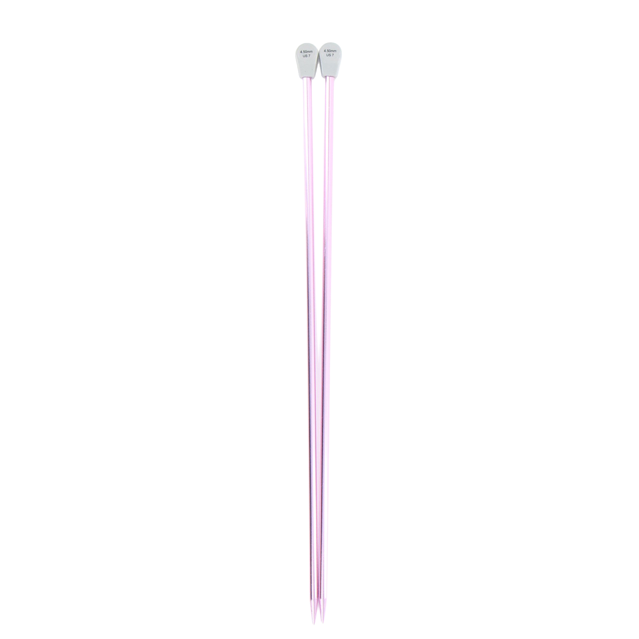 LOVE KNITTING Aiguilles à tricoter droites en aluminium, 30 cm (12 po), 3 mm (US 2)