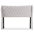 thumbnail image 3 of Baxton Studio Cadence Queen Winged Panel Headboard in Grayish Beige, 3 of 6