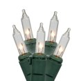thumbnail image 2 of Set of 100 Clear Mini Christmas Lights - Green Wire, 2 of 2