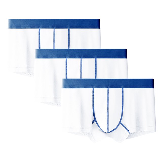 Plebaso Mens Boxer Briefs Cotton Stretch Comfortable Underwear Everyday Elastic Men's Boxers Multipacks