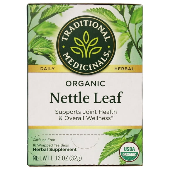 Traditional Medicinals - Tisane Biologique à la Feuille d'Ortie - 16 Sachets de Thé