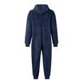thumbnail image 5 of Combinaison pour Homme Décontractée à Manches Longues avec Fermeture Éclair, Pyjama à Capuche Confortable, Tenue de Nuit pour Chaleur et Style Hivernaux, 5 of 5