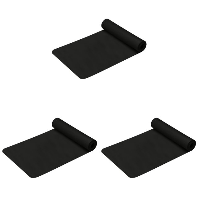 Non Monochrome Yoga Mat for Home Gym Workouts and Fitness Training 4mm Thick Large Exercise Mat for All Skill 3PCS
