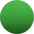 thumbnail image 1 of Ahgly Tapis Rond Lavable en Machine Intérieur Transitionnel Vert, 3 Pieds Rond, 1 of 7