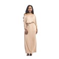 thumbnail image 4 of U.Vomade Robe d'Été pour Femme Grande Taille, Couleur Unie, Manches Courtes, Col Rond, Robe Décontractée, 4 of 6