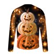 thumbnail image 5 of Pisexur Chandails en Molleton d'Halloween pour Hommes, Chandails en Molleton Graphiques Surdimensionnés, Manches Longues, Pull Décontracté, Col Rond, Grande Taille, S-6TG, 5 of 5