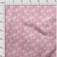 thumbnail image 3 of oneOone Cotton Cambric Light Pink Fabric Tropical Tree Fabric For Sewing Printed Craft Fabric By The Yard 56 Inch Wide, 3 of 4