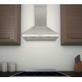 thumbnail image 2 of Ancona 24 in. Convertible Wall Pyramid Range Hood in Stainless Steel, 2 of 6