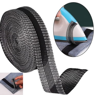 Yeacher 50 Yards Hem Tape for Pants, Iron-on Hemming Tape 24mm Adhesive Pants Hem Tape Fabric Tape Hem Tape Iron on Pants Shortening Tape for Suit Pants Jeans Trousers Garment Clothes Skirts