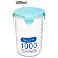 thumbnail image 1 of LEEYNEER Clearance!  Glass Storage Containers With Lids Kitchen Storage Box Sealing Food Preservation Plastic Fresh Pot Container  Pink, 1 of 2