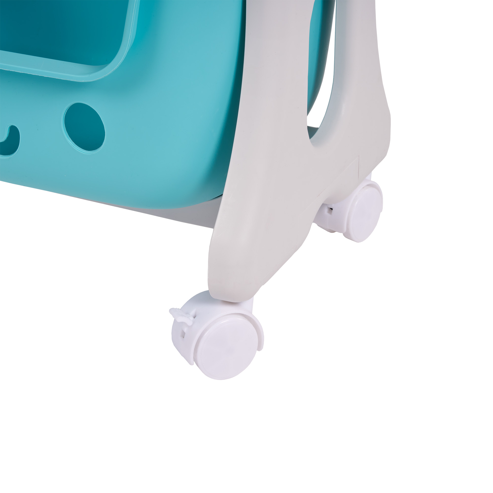 neatfreak! kids Chariot de rangement roulant à 2 niveaux, plastique
