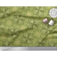 thumbnail image 2 of Soimoi Rayon Fabric Filigree Damask Printed Fabric 1 Yard 42 Inch Wide, 2 of 3