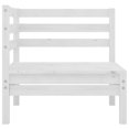 thumbnail image 4 of vidaXL 3 Piece Patio Lounge Set Solid Wood Pine White, 4 of 6