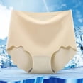 thumbnail image 2 of Plebaso Culottes Taille Haute Sans Coutures pour Femmes, Anti-Fuites, Couvrance Totale, Culottes Invisibles pour Dames, 2 of 5
