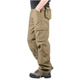 thumbnail image 4 of cllios Aubaines Pantalon Cargo pour Homme Coupe Décontractée Pantalon à Multiples Poches Pantalon de Travail Militaire Pantalon Classique de Randonnée Cargo, 4 of 5