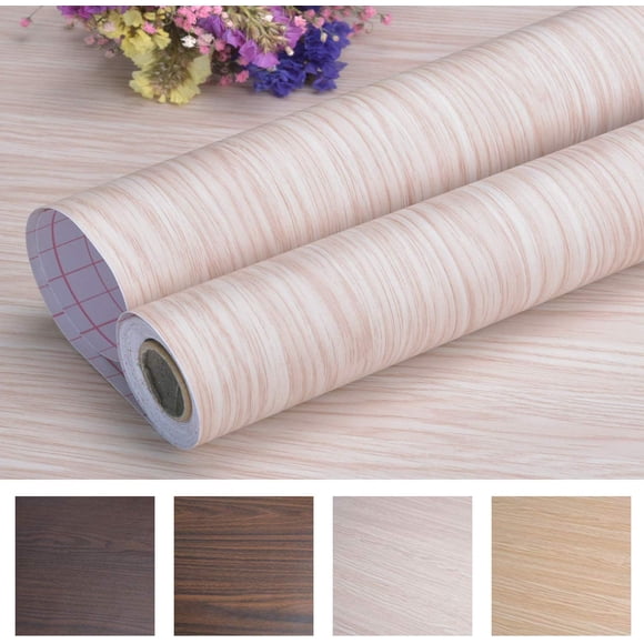 Art3d Decorative Contact Paper Countertops - Self Adhesive Shelf Drawer Liner - Black Wood Contact Wallpaper - Waterproof, Peel and Stick, Easily Removable (17.71" x 78.74", Walnut 6)