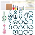 thumbnail image 1 of Clay Cutters Kit,Clay Earring Cutters With Earring Cards Earring Hooks For  Clay Jewelry Making, 1 of 8