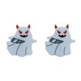 thumbnail image 1 of kurtrusly White Affordable Ghosts Enamel Pin Modern Minimalist Brooche Delicate Intricate Enamel Pin Punk E 2Set, 1 of 6