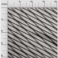 thumbnail image 2 of oneOone Georgette Viscose Black Fabric Abstract Stripe Craft Projects Decor Fabric Printed By The Yard 42 Inch Wide, 2 of 5