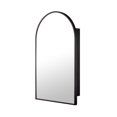 thumbnail image 4 of Madison Black Arch Medicine Cabinet, 18x30", 4 of 5