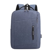 Qocolhg Travel Laptop Backpack, Business Anti Theft Slim Sturdy Laptops Backpack with USB Charging Port, Water Resistant College School Computer Bag Gift for Men & Women Fits 15.6 Inch Notebook