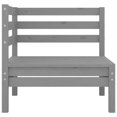 thumbnail image 3 of vidaXL 4 Piece Garden Lounge Set Solid Pinewood Grey, 3 of 5