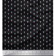 thumbnail image 1 of Soimoi Polyester Crepe Fabric Dot & Floral Artistic Decor Fabric Printed Yard 52 Inch Wide, 1 of 5
