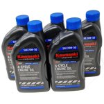 Kawasaki 99969-6298 Véritable OEM K-Tech SAE 20W-50 4-Cycle Huile moteur (paquet de 5)