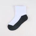 thumbnail image 3 of JUNWELL 6pairs/set Classic Trendy Sports Style Student Socks  Unisex, 3 of 5
