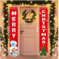thumbnail image 3 of CEHVOM Christmas Decoration Rideau Créatif Décoration Couplets Suspendus Drapeaux, 3 of 7