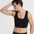 thumbnail image 3 of Men Chest Shape Vests Male Control Breast Gynecomastia Professional Slimming Tank Top Slimming Tank Top Correct Corset Compressing Compression No.1, 3 of 8
