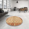 thumbnail image 3 of Ahgly Company Indoor Rectangle Abstract Chocolate Brown Oriental Area Rugs, 8' x 10', 3 of 6