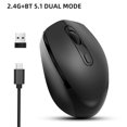thumbnail image 3 of Rbaofujie Ergonomic Gaming Mouse 2.4GHz Wireless Bluetooth 5.1 Mode Gaming Mouse Wireless Optical USB Gaming Mouse 1600DPI Rechargeable Mute Mice Pc Mouse, 3 of 7