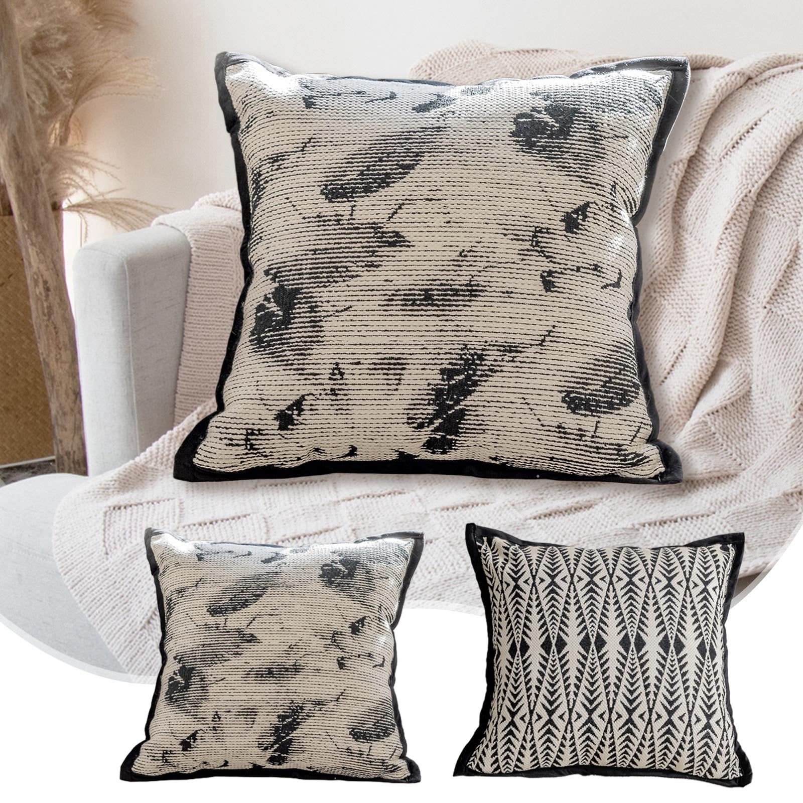 Sentmoon Sofa Cushion Pillow Living Room Decorative Cushion Bed Cushion Back Chenille Material Suitable For Sofa Bedside Window And Other Scenes Deals of the Day Clearance Prime